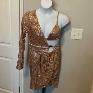 Two piece Sequins Dress